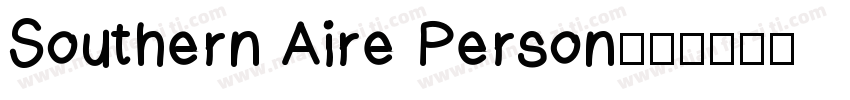 Southern Aire Person字体转换